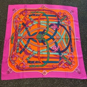 Hermès: Cavalcadour Silk Scarf